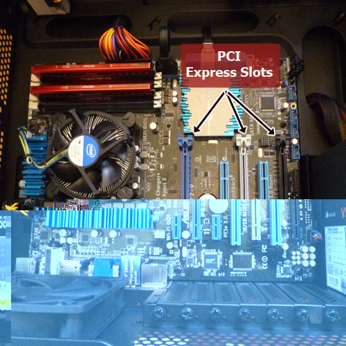 What PCI Express slots look like